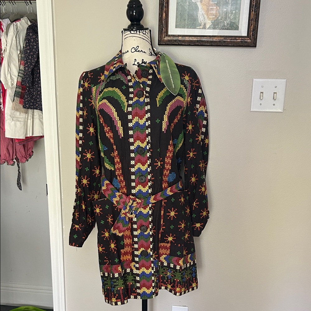 FARM Rio Multicolor Patterned Dress